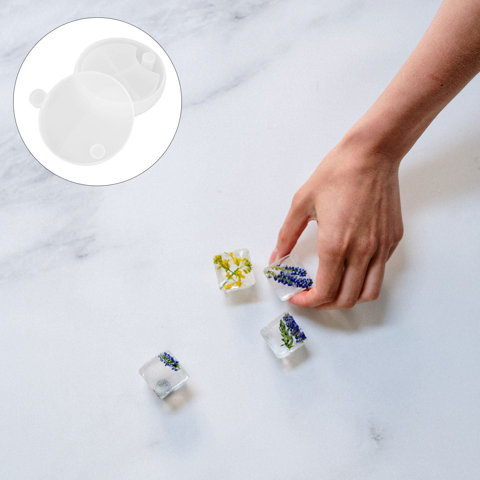6-delige siliconen epoxyhars m - Silicone Epoxy Resin Molds Set recensie en prijs