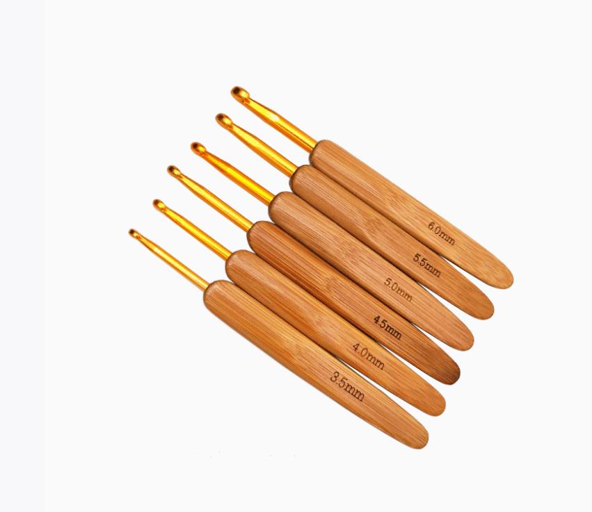 Bamboe Houten Handvat Haaknaal - Wooden Crochet Hooks Ergonomic Handle recensie en prijs