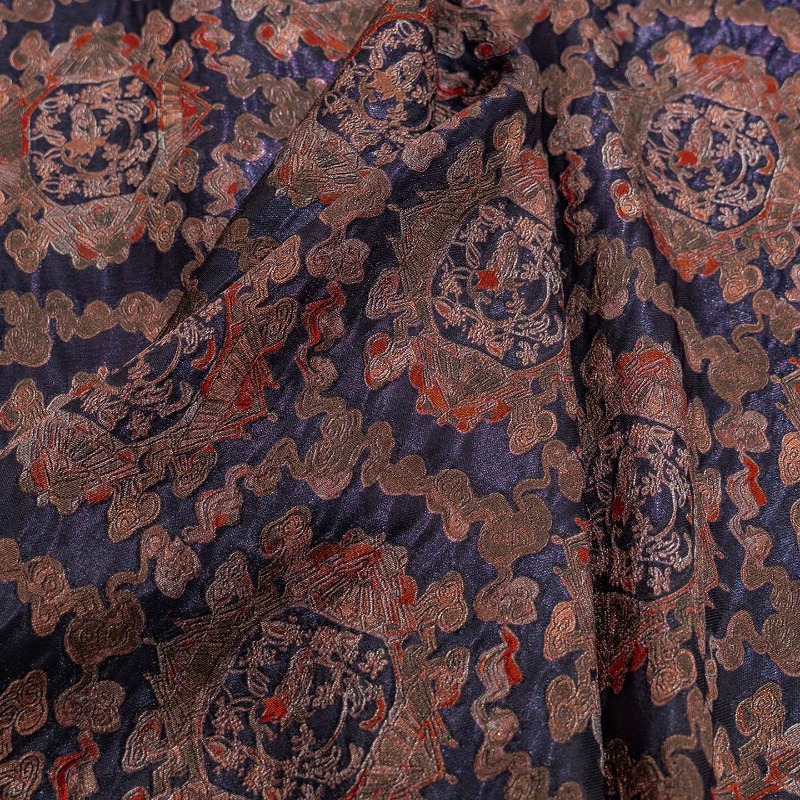 Paars Rood Rayon Bloemen Jacqu - Sewing recensie en prijs