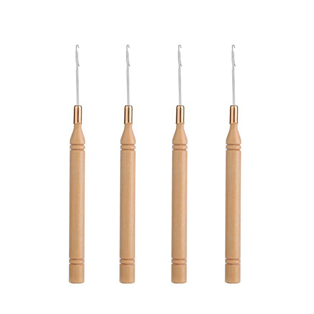 Ergonomische haarextensiehaakn - Wooden Crochet Hooks Ergonomic Handle recensie en prijs