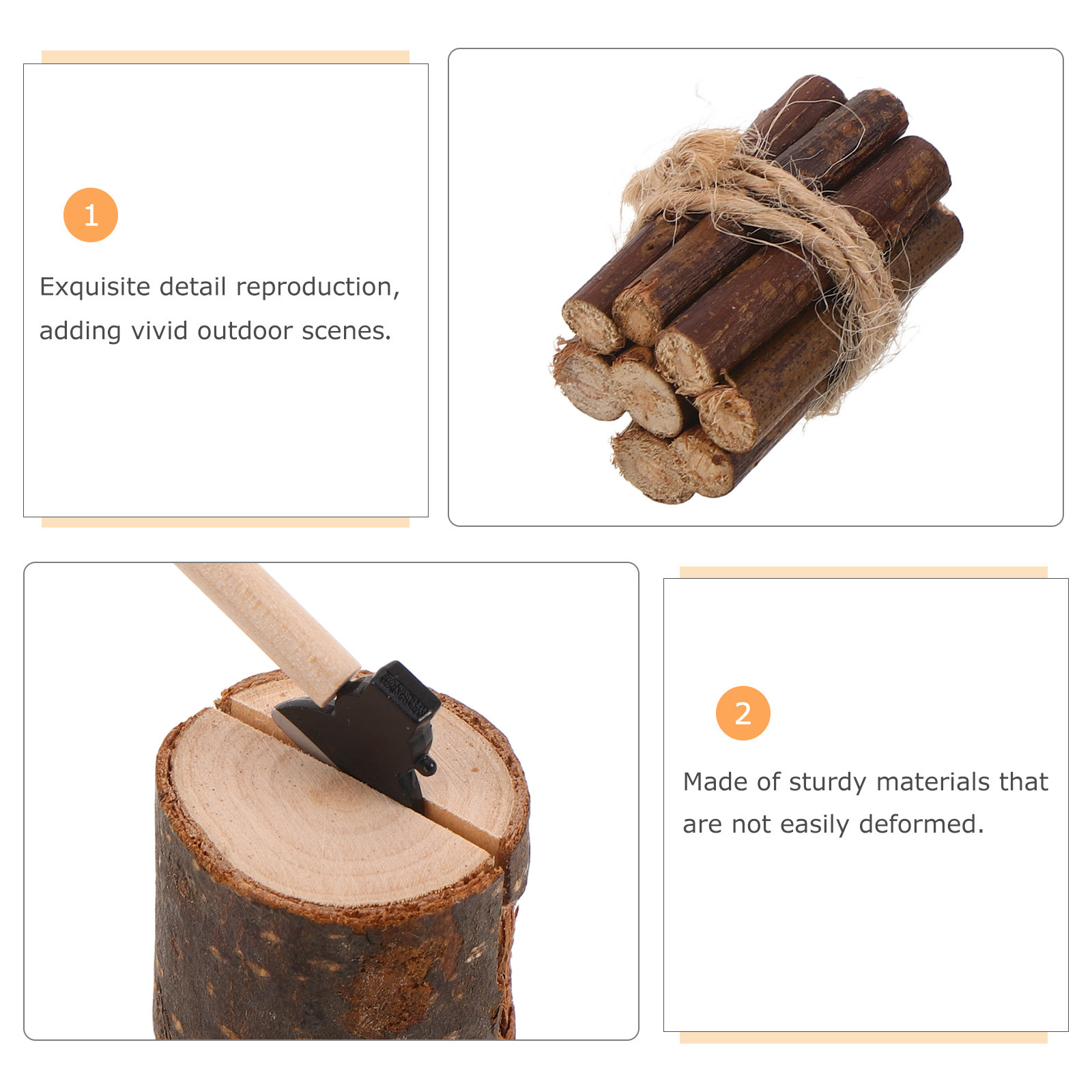 Miniatuurhoutset met hakgereed - Craft Tools recensie en prijs