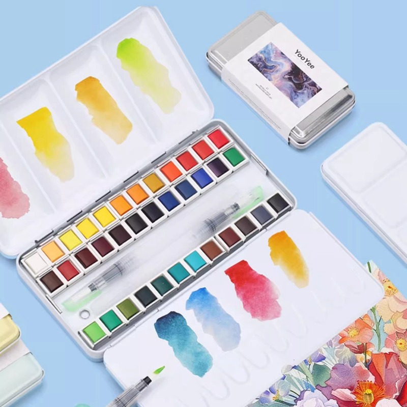 YooYee Effen Aquarel Verf Set  - Watercolor Paint Set Solid Pigment recensie en prijs