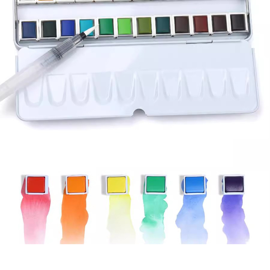 YooYee Effen Aquarel Verf Set  - Watercolor Paint Set Solid Pigment recensie en prijs
