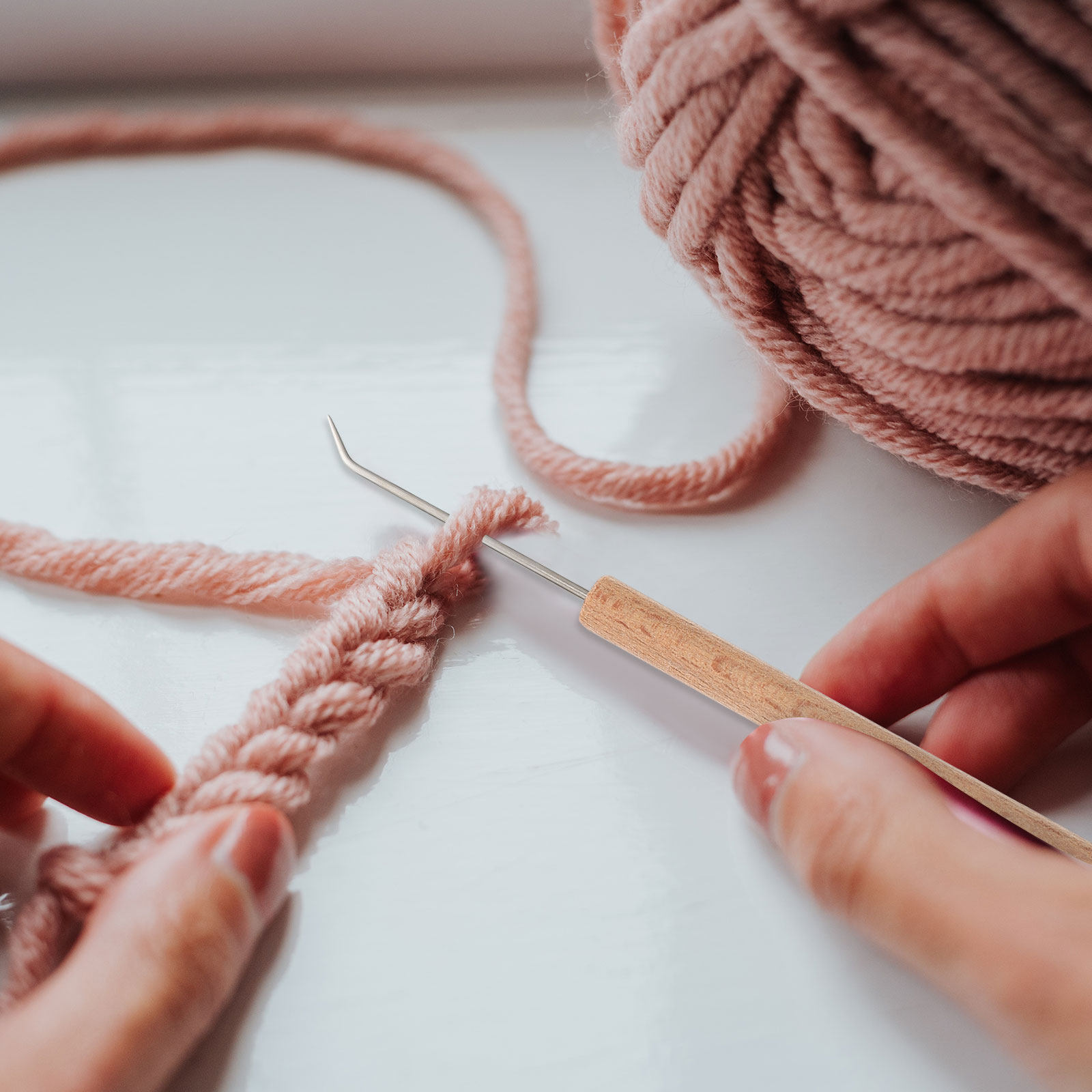 1 stuk ergonomische haaknaald  - Wooden Crochet Hooks Ergonomic Handle recensie en prijs